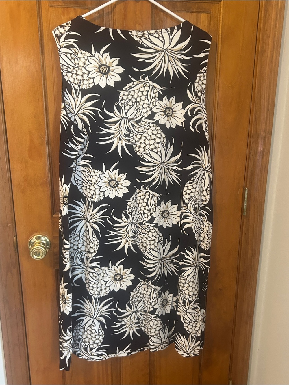 Talbots Floral Pineapple Dress Sleeveless Shift Dress Size 3X - Picture 6 of 6